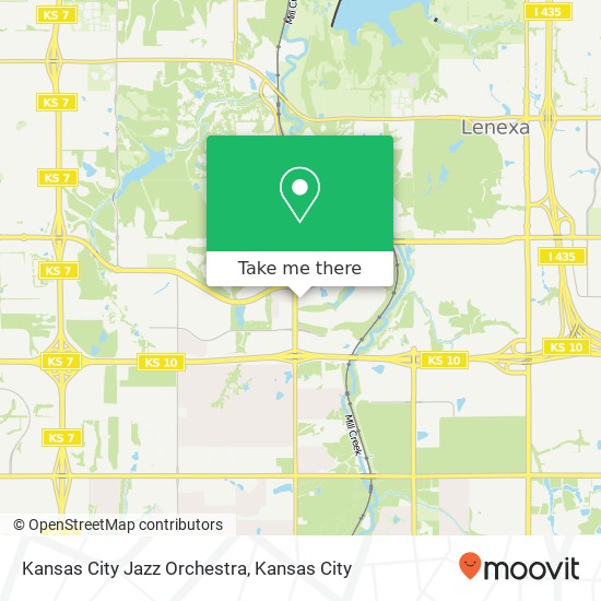 Kansas City Jazz Orchestra map