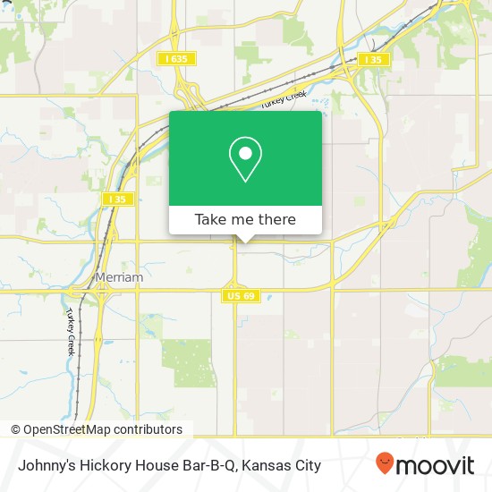 Johnny's Hickory House Bar-B-Q map