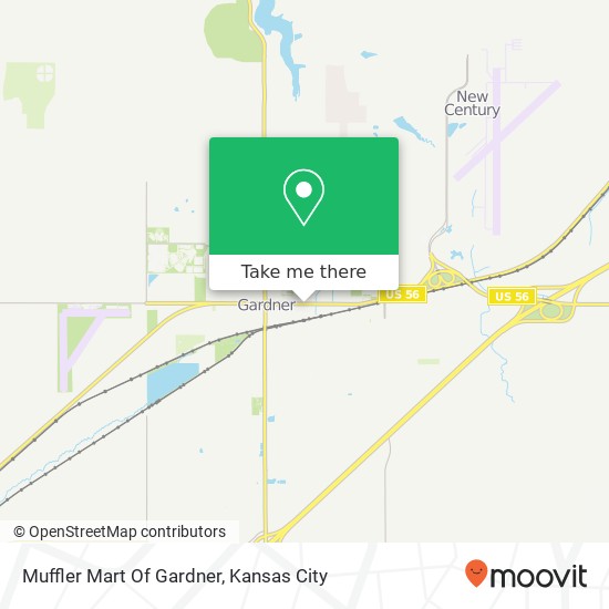 Muffler Mart Of Gardner map
