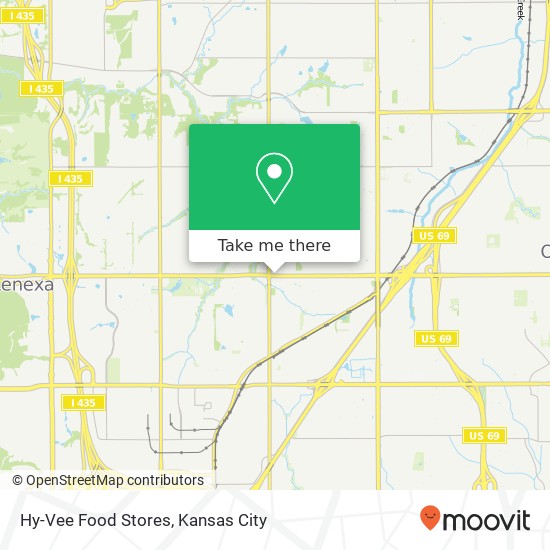 Hy-Vee Food Stores map