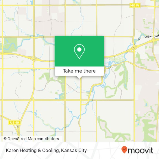Karen Heating & Cooling map