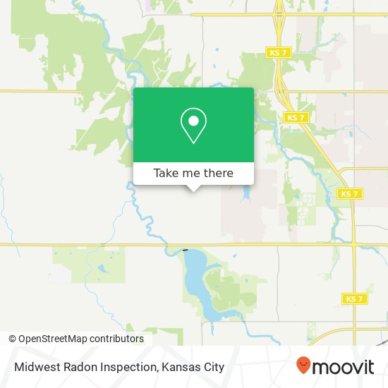 Midwest Radon Inspection map