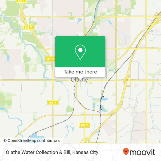 Olathe Water Collection & Bill map