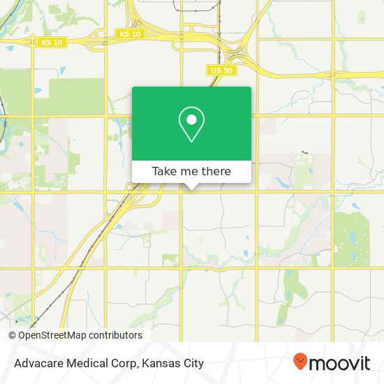 Mapa de Advacare Medical Corp