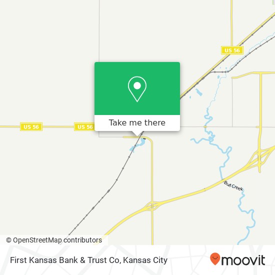 Mapa de First Kansas Bank & Trust Co