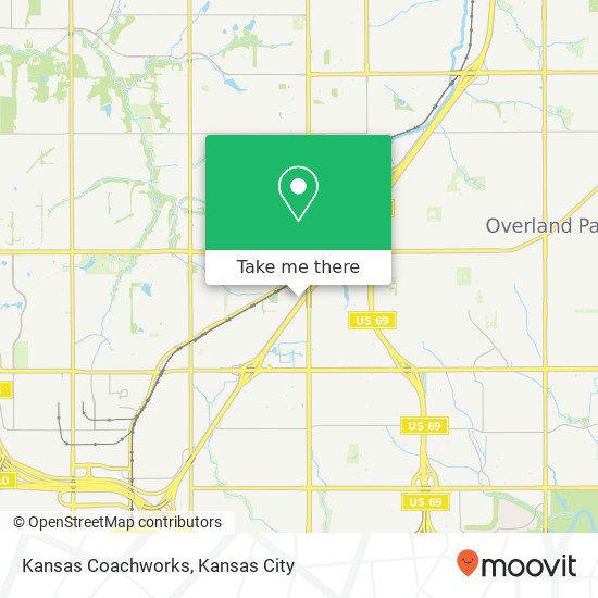 Kansas Coachworks map