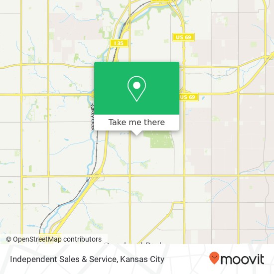 Independent Sales & Service map