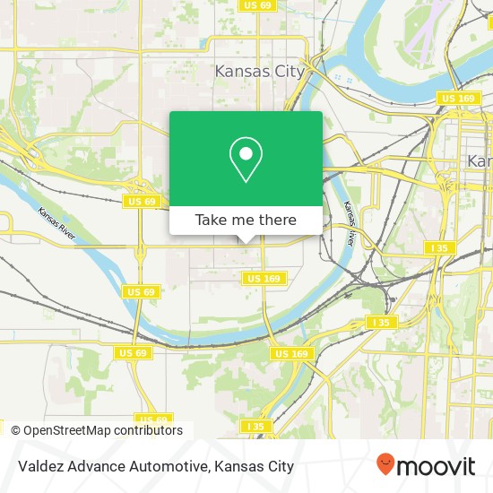 Valdez Advance Automotive map