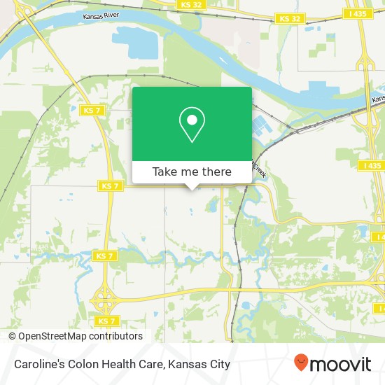 Caroline's Colon Health Care map