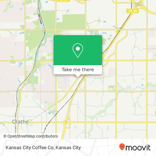 Mapa de Kansas City Coffee Co