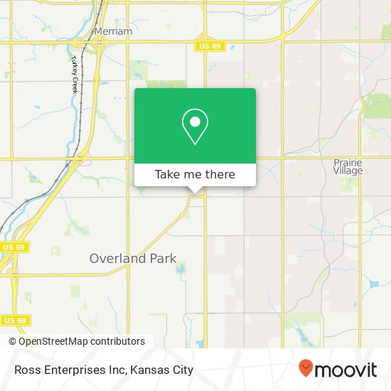 Ross Enterprises Inc map