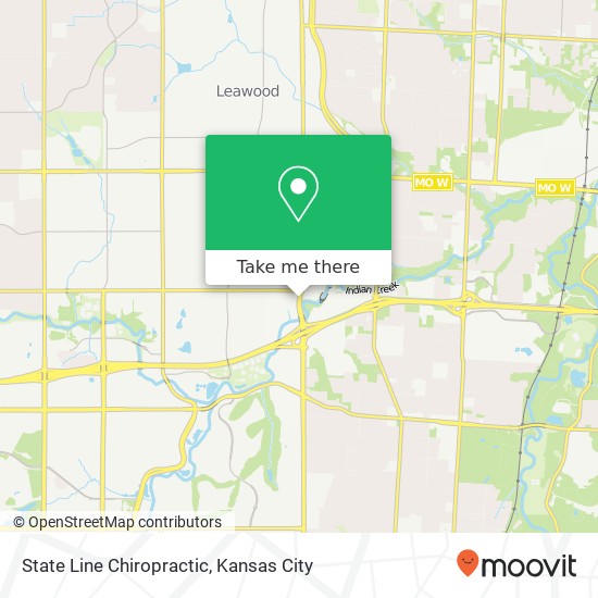 State Line Chiropractic map