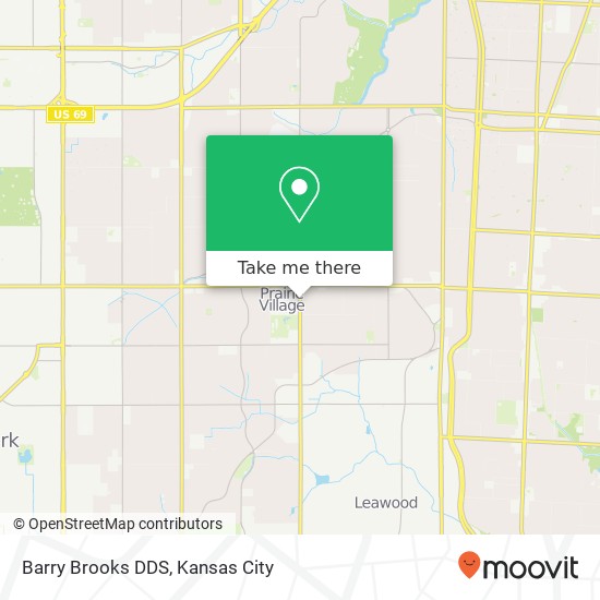 Barry Brooks DDS map