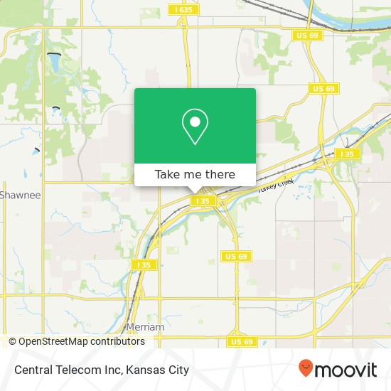 Central Telecom Inc map