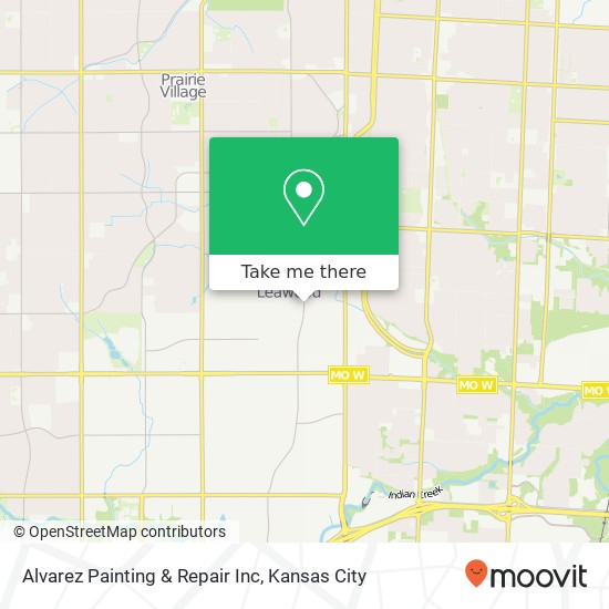 Alvarez Painting & Repair Inc map