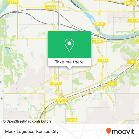 Mack Logistics map