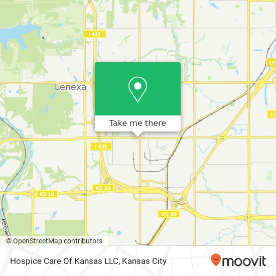 Mapa de Hospice Care Of Kansas LLC