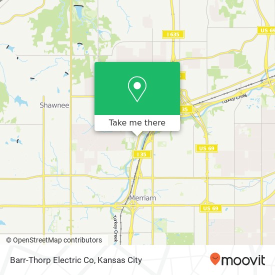Mapa de Barr-Thorp Electric Co