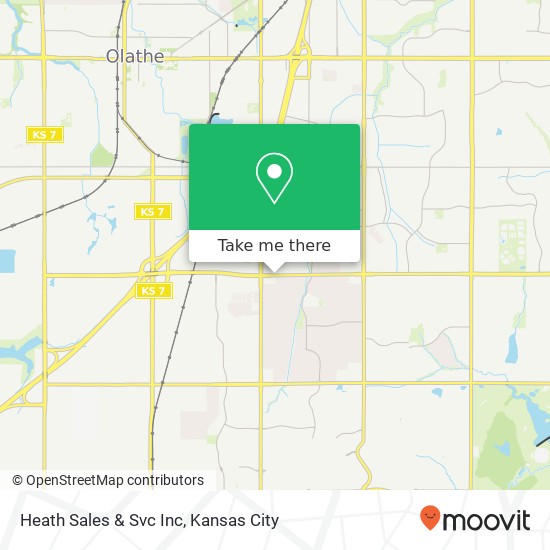 Heath Sales & Svc Inc map