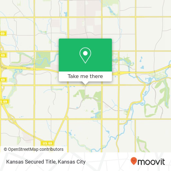 Mapa de Kansas Secured Title