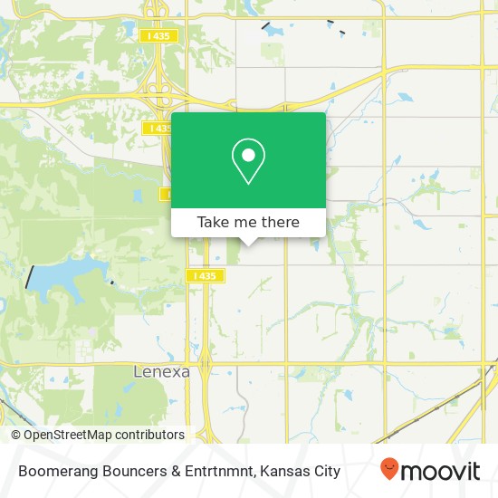 Boomerang Bouncers & Entrtnmnt map