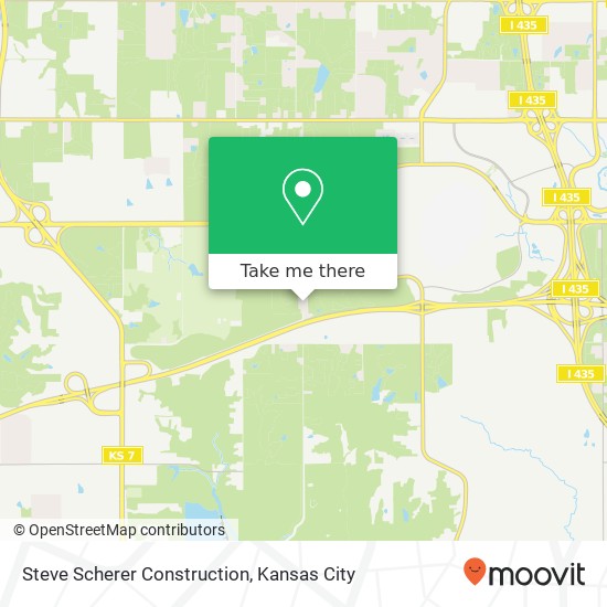Mapa de Steve Scherer Construction