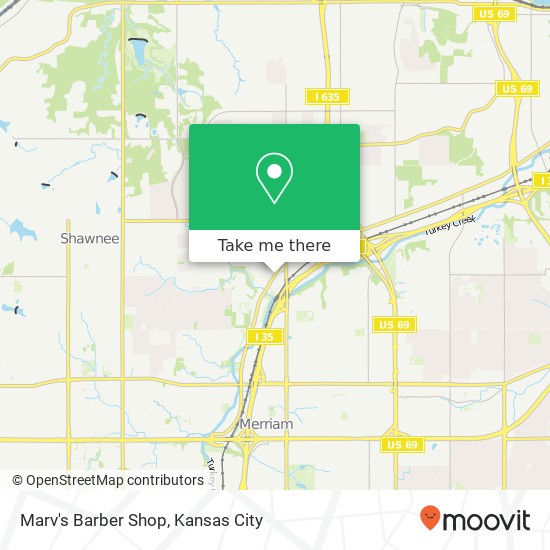 Mapa de Marv's Barber Shop