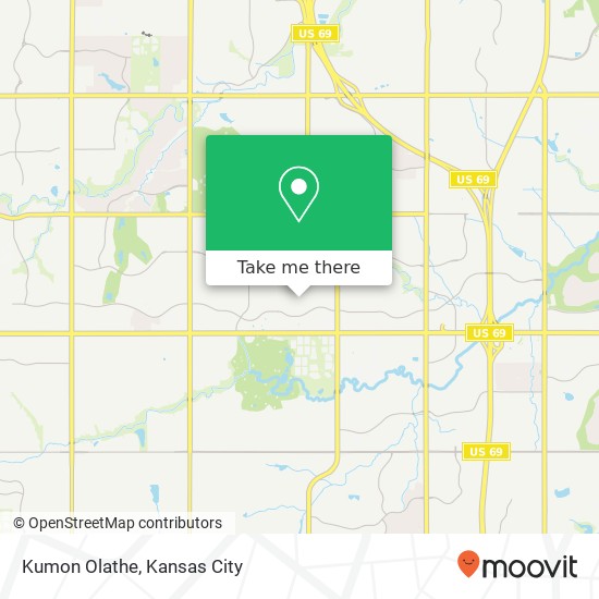 Kumon Olathe map