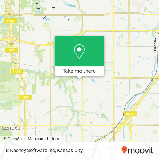 B Keeney Software Inc map