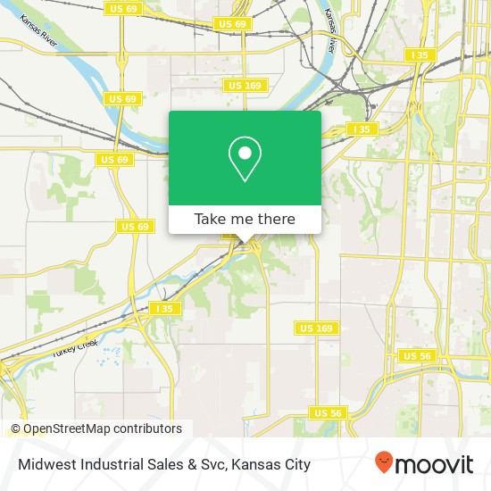 Mapa de Midwest Industrial Sales & Svc