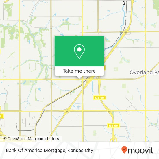 Bank Of America Mortgage map