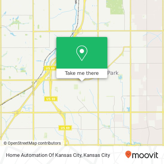 Home Automation Of Kansas City map