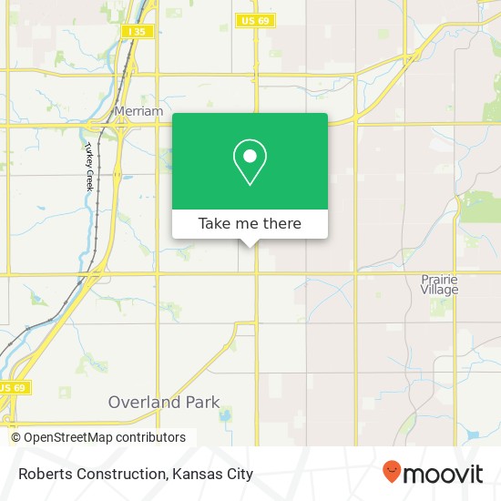 Roberts Construction map