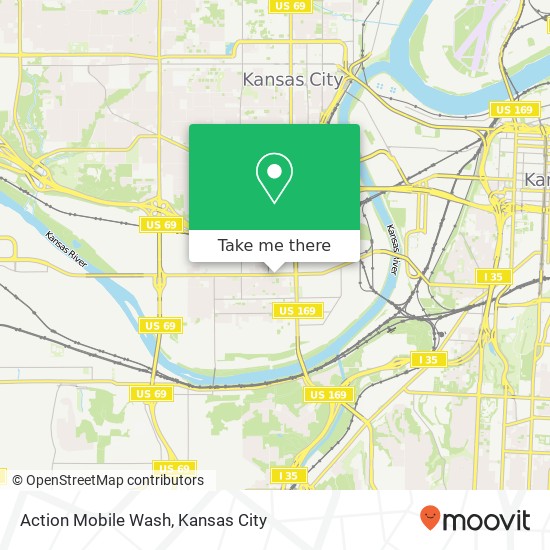 Mapa de Action Mobile Wash