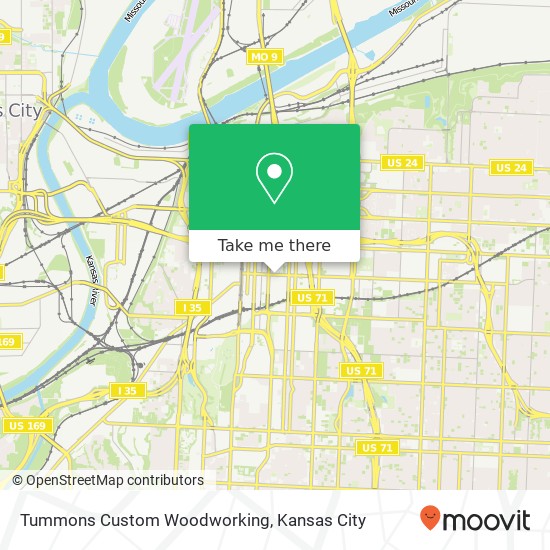 Tummons Custom Woodworking map