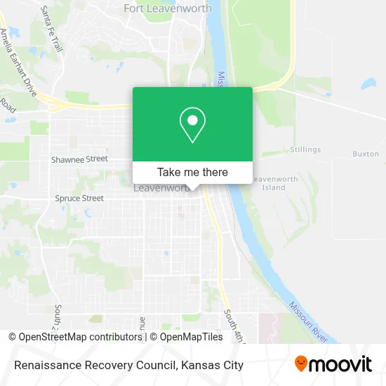 Renaissance Recovery Council map