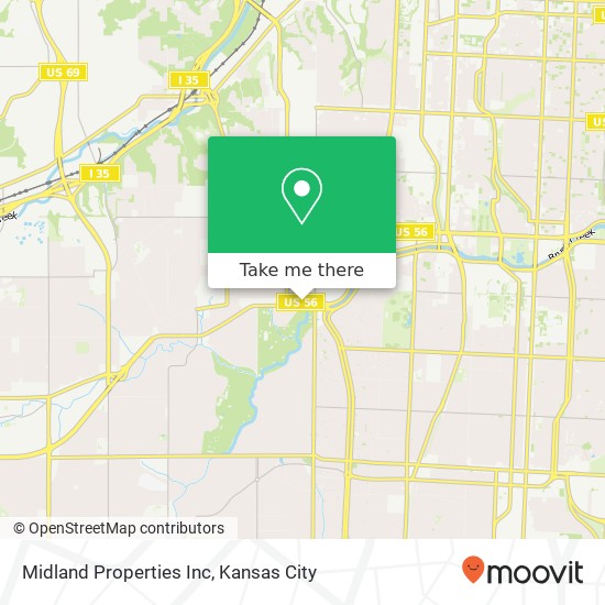 Midland Properties Inc map