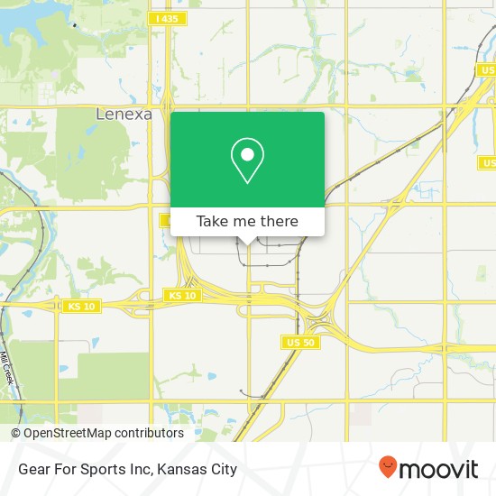 Gear For Sports Inc map