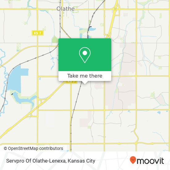 Servpro Of Olathe-Lenexa map