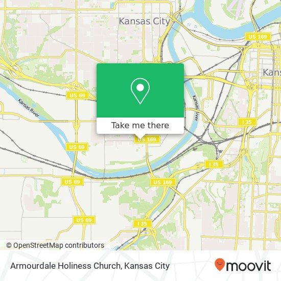 Armourdale Holiness Church map