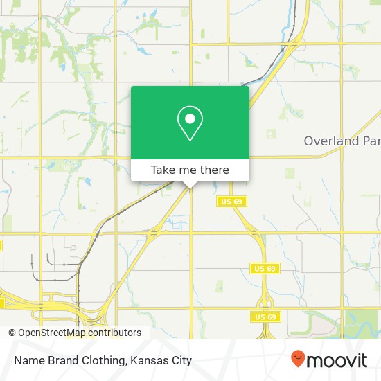 Name Brand Clothing map