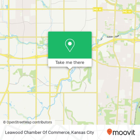 Mapa de Leawood Chamber Of Commerce