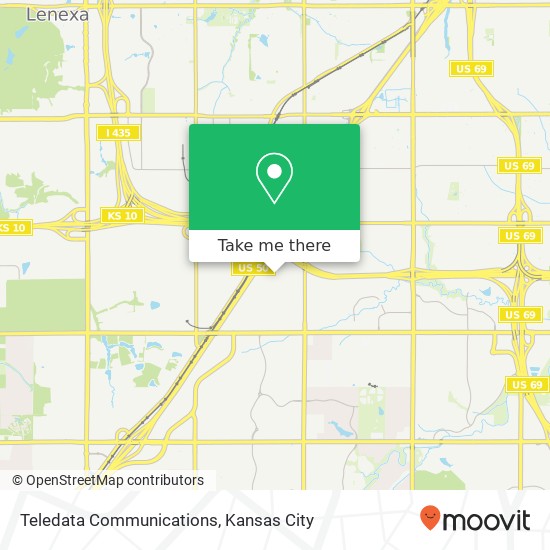 Mapa de Teledata Communications