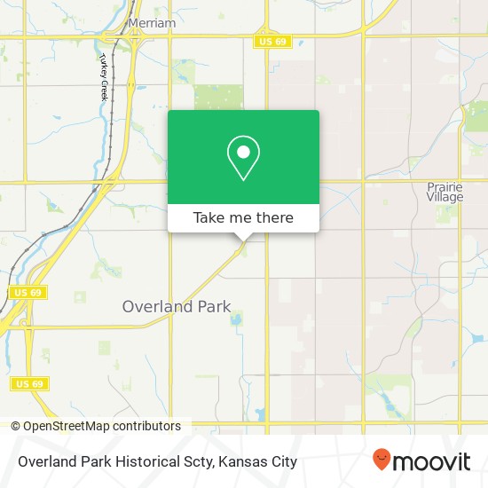 Mapa de Overland Park Historical Scty