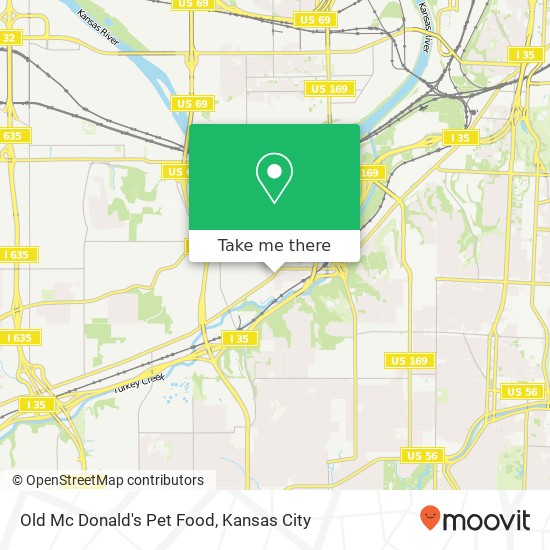 Mapa de Old Mc Donald's Pet Food