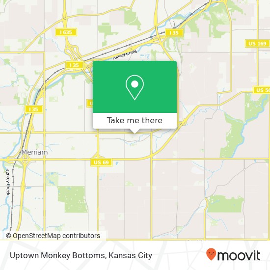 Uptown Monkey Bottoms map