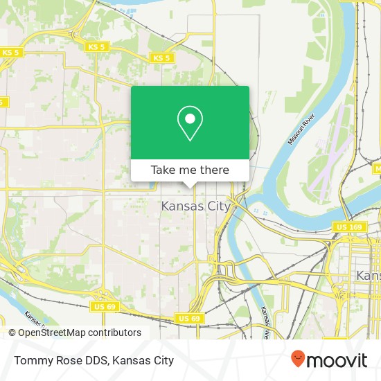 Tommy Rose DDS map