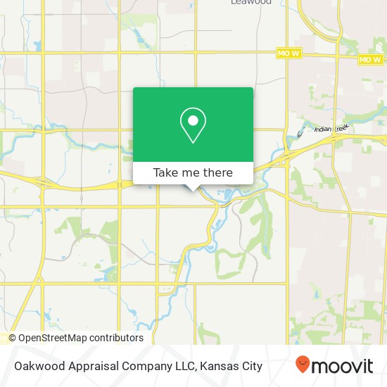 Mapa de Oakwood Appraisal Company LLC