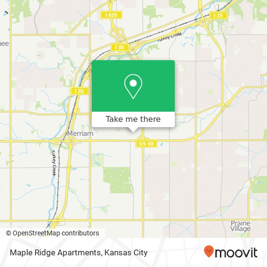 Maple Ridge Apartments map