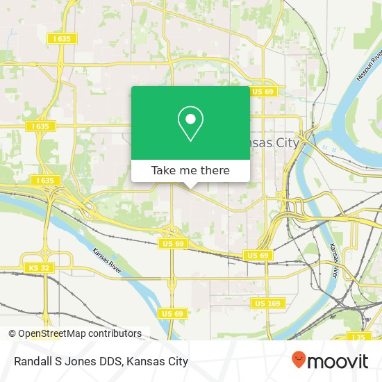 Randall S Jones DDS map